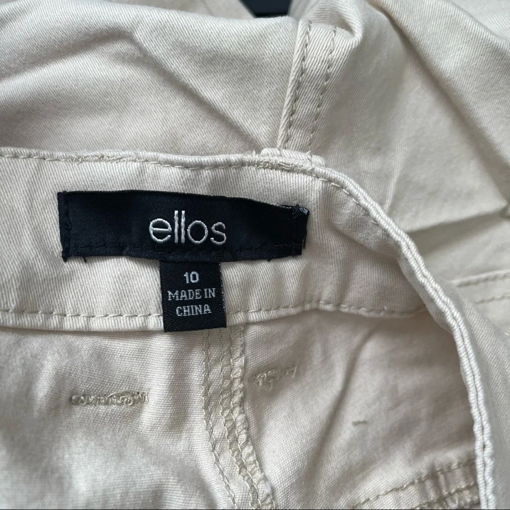 Ellos skinny Khaki chinos pants size 10 New